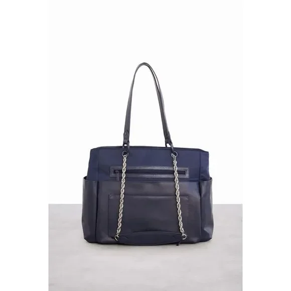 NWT BEIS The Diaper Bag in Navy - Picture 4 of 6